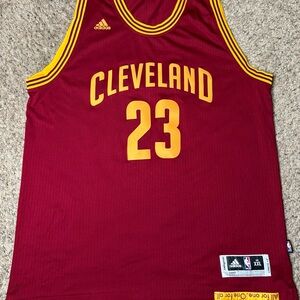 🏀⛹️Men’s LeBron James Cleveland Cavaliers Adidas Jersey size 2XL